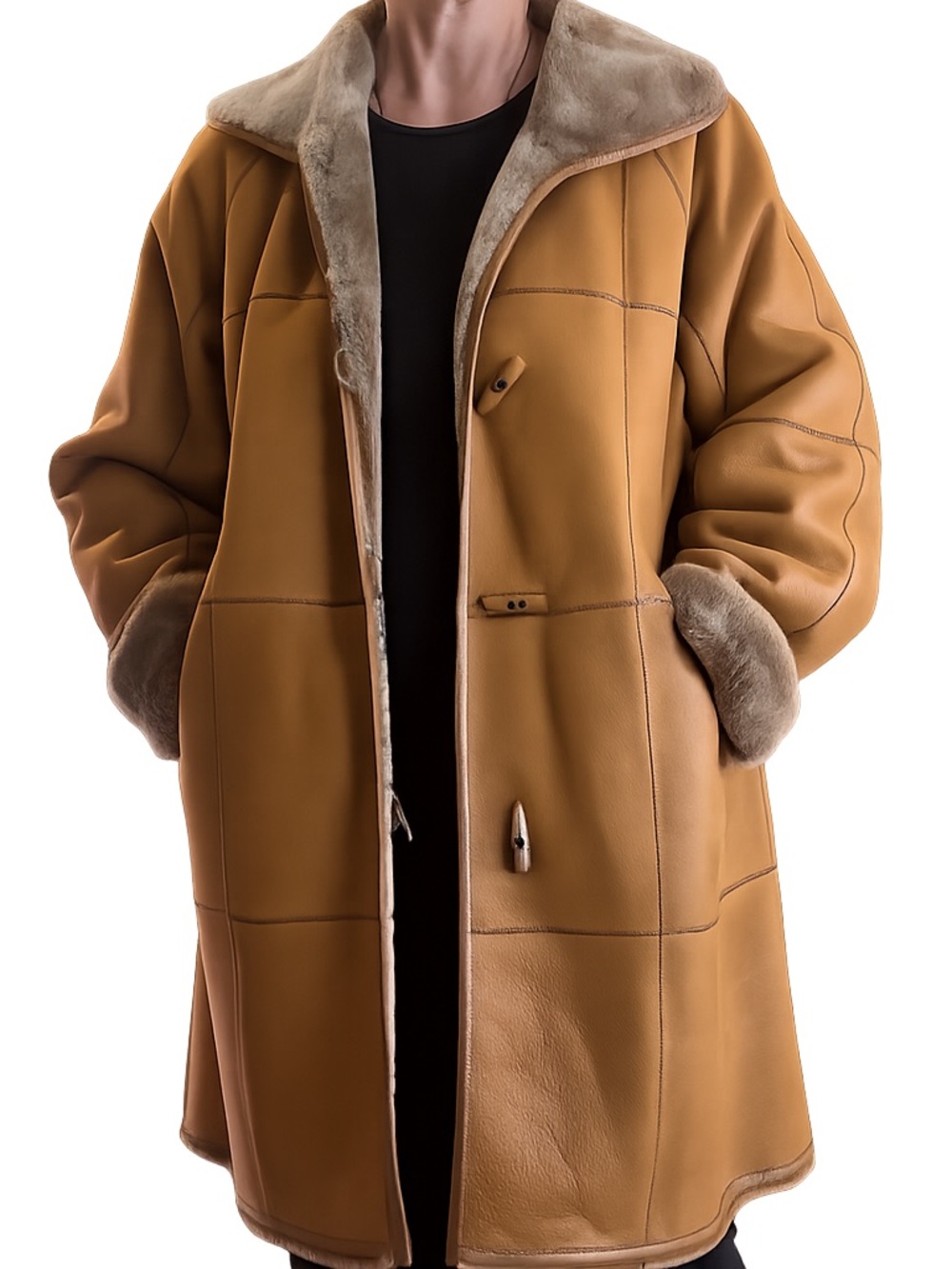 Hide Society Genuine Sheepskin Coat